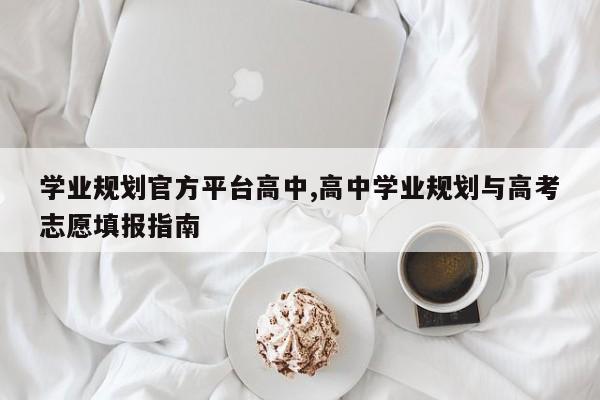 学业规划官方平台高中,高中学业规划与高考志愿填报指南