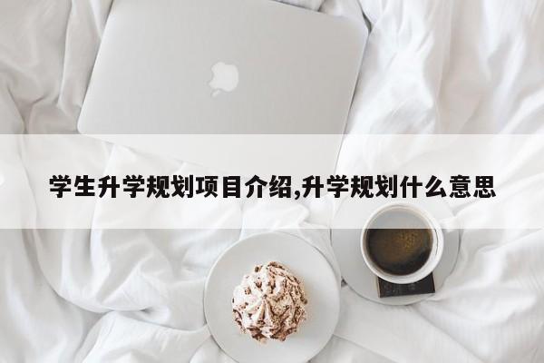 学生升学规划项目介绍,升学规划什么意思
